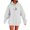 White2, variant on Women Hoodies Halloween Unisex Cute Little Ghost Print Sweatshirt Long Sleeve Pullover Tops Fall Winter Warm Apparel Black L