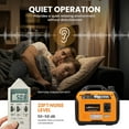 thumbnail image 5 of Maxpeedingrods 3500 Watt Gas Powered Inverter Generator 3.5kW Portable Super Quite Electric Machine for Home Backup Construction Outdoor Camping, 5 of 11