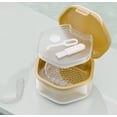 thumbnail image 2 of Denture Case - Bracket Case - Incl. Drip Tray - With Brush - Portable Dental Case - Plastic Denture Box - Mouth Guard Protective Case - Denture Case - Denture Storage - For - Brackets - Dentures -, 2 of 6