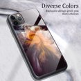 thumbnail image 2 of iPhone 11 Pro Max 6.5" Case, Allytech Protective Marble Texture Tempered Glass + TPU Back Cover Shock-Absorbing Bumper Anti-scratch Back Cover Case for Apple iPhone 11 Pro Max, Yellow Marble, 2 of 2