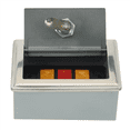 thumbnail image 3 of 4X Garage Door Opener, Electric Door Roll Switch Lock Box, Mounted Concealed Button Switch C, 3 of 5