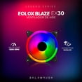 thumbnail image 4 of Ventilador Gamer Balam Rush EOLOX BLAZE EX30 120mm LED Negro, 4 of 6