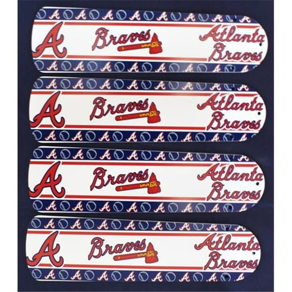 Ceiling Fan Designers MLB Atlanta Brave le Baseball 42 In.