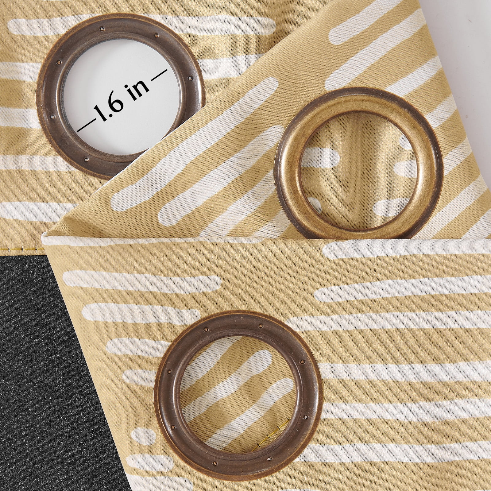Curtainking Blackout Curtains - 52x63 inch Yellow Set of 2 with Grommet Thermal Insulation, Ideal for Living Room Bedroom Windows