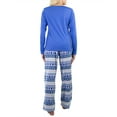 thumbnail image 3 of Jo & Bette Women’s Pajama Set 2pc, Long Sleeve Shirt and Pants Set, 3 of 7