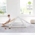 thumbnail image 6 of Little Partners Learn 'N Climb Wooden Climbing Triangle Foldable Wood Climbing Gym for Toddlers, Pickler Toddler Style Foldable Climber - Soft White, 6 of 9