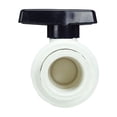 thumbnail image 2 of Swimline HydroTools Swimming Pool Precision ABS Female Threaded Ball Valve 7" - Black/White, 2 of 5
