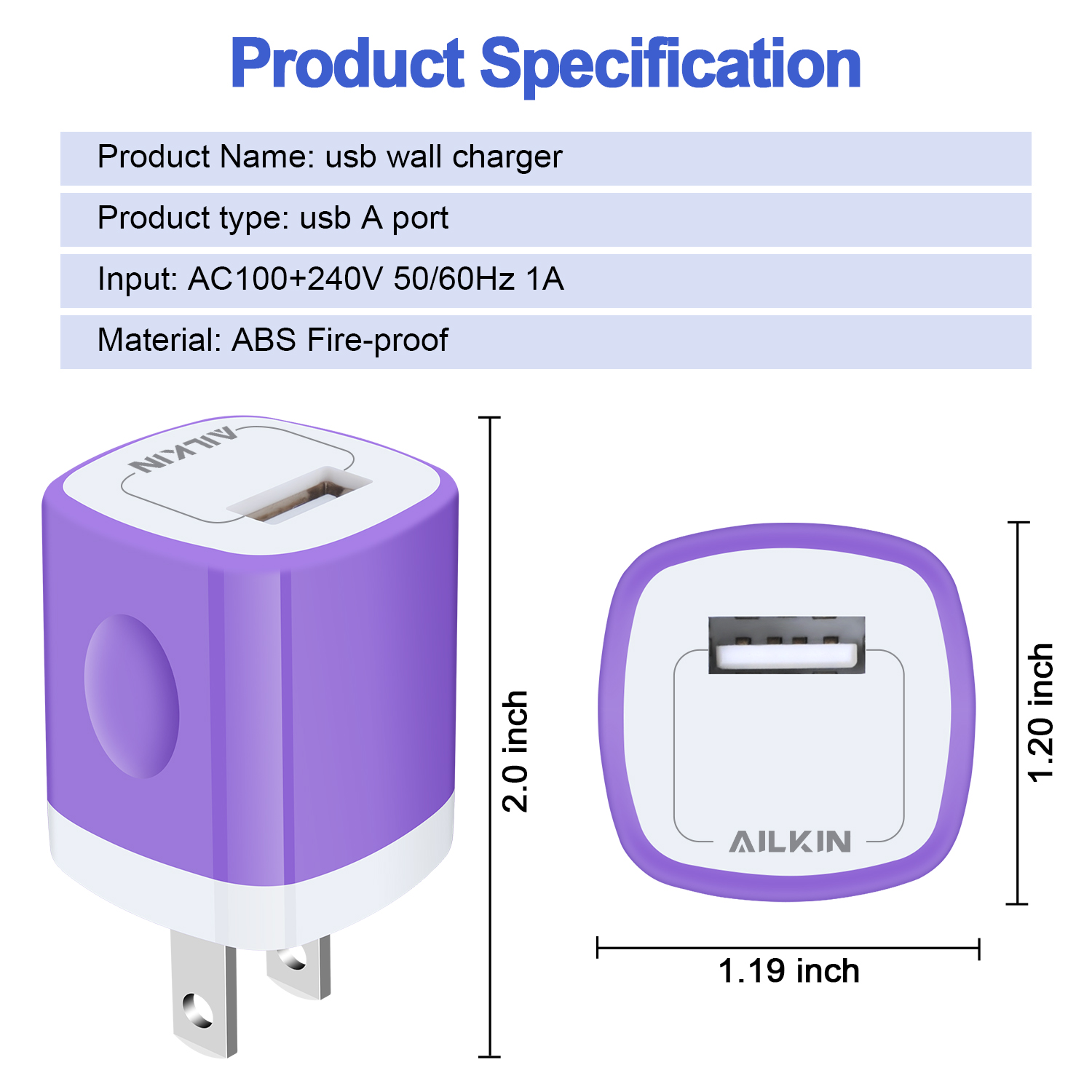 Ailkin USB-C Fast Charging Cable 10ft (2-Pack) photo 6