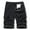 Black, variant on Fankiway Men'S Summer Fashion Outdoors Casual Solid Color Button Multi-Pocket Sport Shorts Pants Mens Cargo Shorts Mens Swim Shorts Mens Athletic Shorts