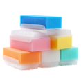 thumbnail image 1 of Cepillo de esponja para el baño del bebé, limpieza del cabello corporal y el cuero cabelludo, suave para la piel sensible del bebé, gran sensación sensorial. (12 piezas), 1 of 5