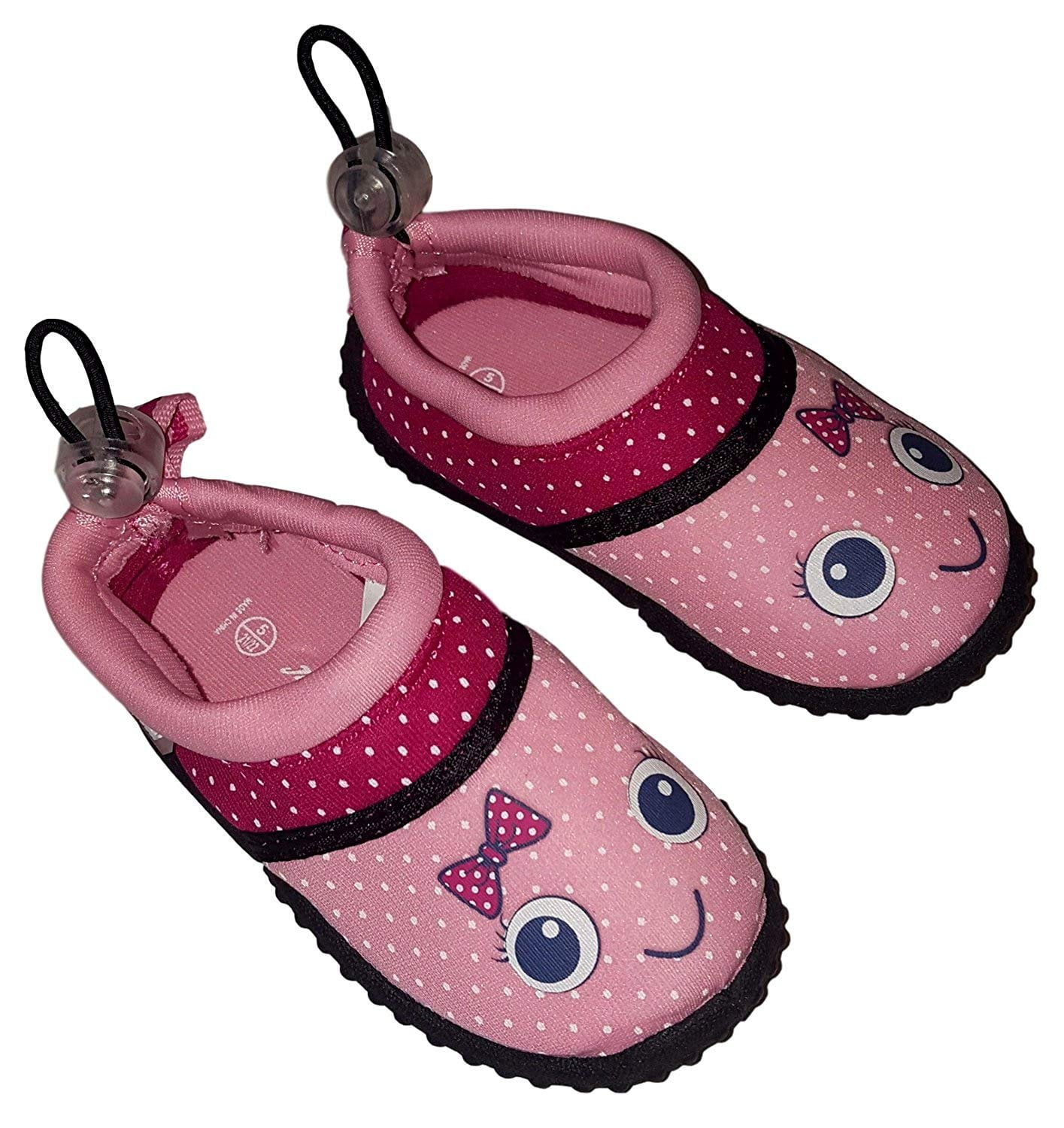 JS Little Girl Toddler Cute Looks Water Shoes (5M US Toddler, Pink