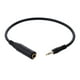 thumbnail image 2 of Cable adaptador de audio Cable adaptador de audio de 3,5 mm a 6,5 mm Cable convertidor de 3,5 mm a hembra de 6,35 mm para micrófono / auricular Meterk  Cable adaptador de audio, 2 of 6