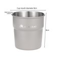 thumbnail image 1 of Copas de vino de cerveza de 300 ml Copa de viaje ligera para senderismo Picnic BBQ (gris) Sywqhk Para Estrenar, 1 of 2