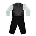 thumbnail image 3 of Avery Hill Boys 4 Piece Pinstripe Vest Set (Toddler, Little Boys, Big Boys), 3 of 4