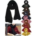 thumbnail image 5 of Gustave Winter Warm Scarves Knitted Soft Long Scarf Wrap for Men Women "Pink", 5 of 5