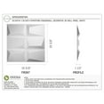 thumbnail image 2 of Ekena Millwork 19 5/8"W x 19 5/8"H Stratford EnduraWall Decorative 3D Wall Panel (20-Pack for 53.49 Sq. Ft.), 2 of 12