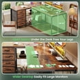thumbnail image 5 of Amadwell 53 Inch L Shaped Desk with Power Outlets & Drawers, Reversible L-Shape Computer Desk, 5 of 9
