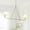 Gold, variant on Aiwen Black Pendant Light Modern Linear Chandelier 2-Light Kitchen Island Lighting Fixture with Fabric Shade