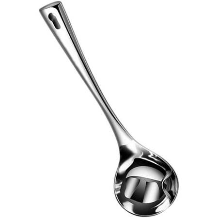 Hemoton Oil Separator Soup Ladle Stainless Steel Cooking Serving Spoon ...