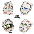 thumbnail image 5 of FORMRS Mini Backpack Purse for Women Travel Daypack Casual Shoulder Bag, Orange Butterflies, 5 of 7