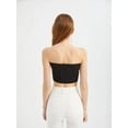 thumbnail image 4 of Strapless Basic Crop Top, 4 of 5
