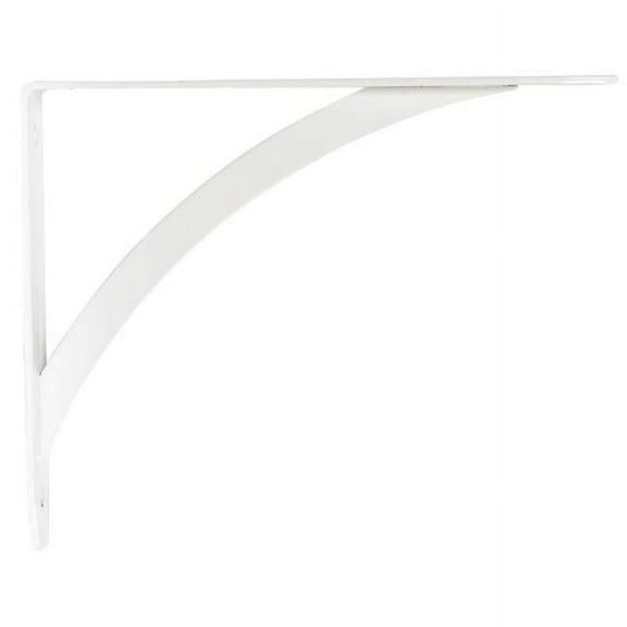 Knape & Vogt Matrix RP-0053-7WT Elegante Shelf Bracket  White - 7 in. - pack of 10