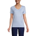 thumbnail image 3 of Lands' End Women's Petite Relaxed Supima Cotton T-Shirt, 3 of 3