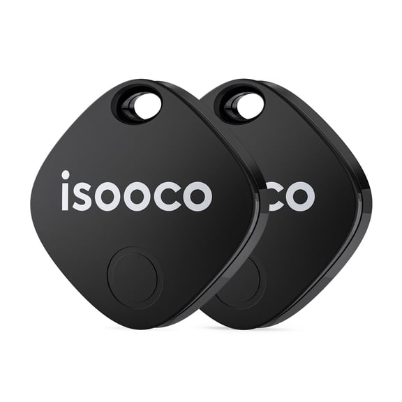ISOOCO Mini Bluetooth Item Tracker for Vehicles, Ios Only, No Monthly Fee, Easy Install, 2 Pack