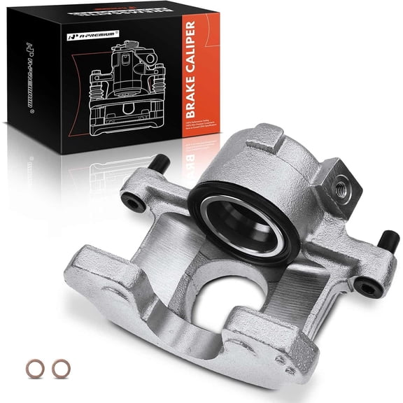 A-Premium Disc Brake Caliper Assembly Without Bracket Compatible with Select Ford Models - Mustang 1987-1993 5.0L, Thunderbird 1987-1988 2.3L - Front Left Driver Side