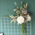 thumbnail image 5 of Artificial Fake Flowers Plants Silk Flower Arrangements Wedding Bouquets Decorations Plastic Floral Table Centerpieces for Home Kitchen Garden Party Décor (Purple White), 5 of 14