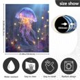 thumbnail image 3 of Dishwasher Sticker Magnetic Dishwasher Sticker Magnetic Decorative Sticker Refrigerator Sticker Dishwasher Decorative Stickers Blue Jellyfish Glow, 3 of 6