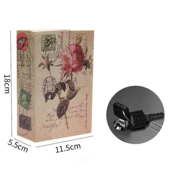 MesaSe Dictionary Mini Safe Box Book Secret Security Safe Password for Kid Gift Durable