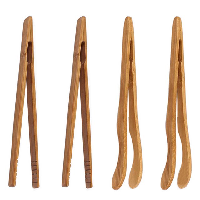 Txlixc Alicates para alimentos, pinzas de cocina, té, pan, suministros para barbacoa, freír, resistentes al calor Txlixc Moda