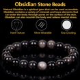 thumbnail image 1 of Pulsera de piedra natural, amatistas, turquesas, turmalinas, cuentas de aguamarina, regalo de joyería para hombres, protección magnética de la salud para mujeres Tan Jianjun  unisex, 1 of 2