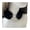 Black, variant on Fluffy Choker Collar Detachable Fuzzy Necklace Alloy Heart Faux Fur Choker Necklace for Women Men Daily Wear Date Parties