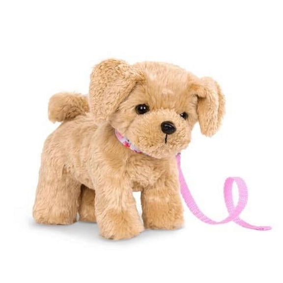 Our Generation Pet Dog Plush with Posable Legs Golden Poodle Pup