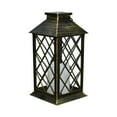 thumbnail image 3 of Gnmfd Solar Lanterns Outdoor Hanging Metal Lantern LED Decorative Light Hollowed Design Solar Lights Outdoor Waterproof for Garden Patio Yard Pathway Decorations Christmas Lights Outdoor, 3 of 7