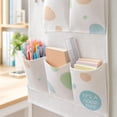 thumbnail image 5 of ShaoXinWan Multi Compartment Fabric Storage Organizer, Foldable Ventilated Wall Hanging Pocket Bag, Multi Size Sundry Caddy for Bathroom Bedroom Cosmetic & Dorm Storage, 5 of 7