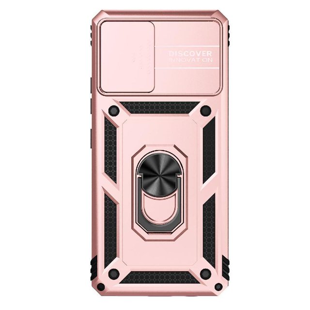 Estuche GANGXUN para Samsung Galaxy M42 5G, soporte giratorio 360°, estilo mecánico y magnético