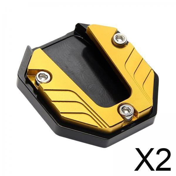 2x Soporte Para Motocicleta, Almohadilla De Soporte, Repuestos Duraderos Universales, Premium Dorado