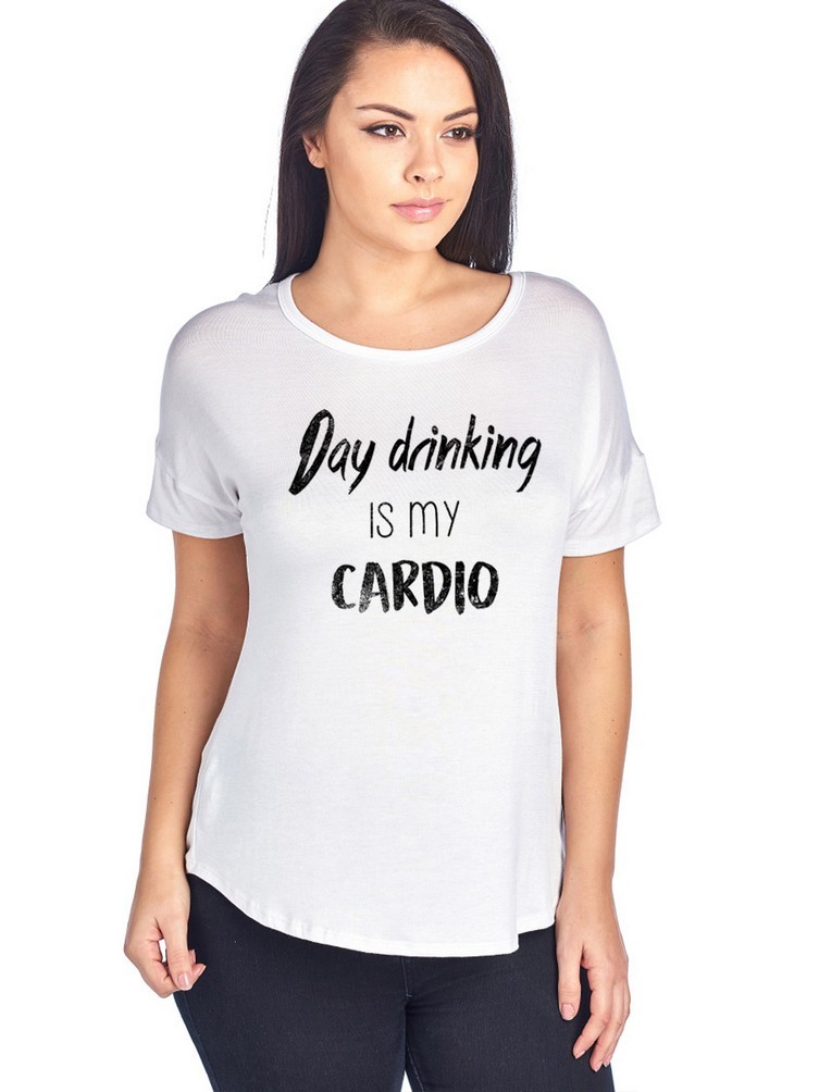 Plus size day drinking shirt Clearance