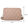 thumbnail image 1 of Bolsos Cruzados Lady Crossbody Bags Romboide Bordado Hilo PU Bolsa de hombro para el trabajo (Caqui) Hugtrwg Para Estrenar, 1 of 8