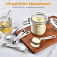 thumbnail image 5 of Measuring Spoons: U-Taste 18/8 Stainless Steel Measuring Spoons Set of 6 Piece: 1/8 tsp, 1/4 tsp, 1/2 tsp, 1 tsp, 1/2 tbsp & 1 tbsp Dry and Liquid Ingredients, 5 of 9