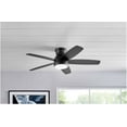 thumbnail image 3 of Home Decorators Collection Ashby Park 52 in. White Colour Changing Integrated LED Matte Black Indoor Ceiling Fan with Light Kit and Remote Control, 3 of 7