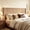 Natural, variant on HMstone Queen Size Boho Headboard Only, Modern Fluted Wall-Mounted Head Board with Lighting, Wood Bed Headboard Stylish Bedroom Decor, Natural