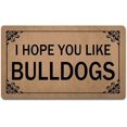 thumbnail image 1 of Floor Rug Welcome Mat Funny Doormat for Entrance Way Indoor Mats No Slip Kitchen Rugs and Mats (Funny Welcome Rugs We Hope You Have A Very Good Reason to Make Our Dogs Bark) 31.5"x20", 1 of 6