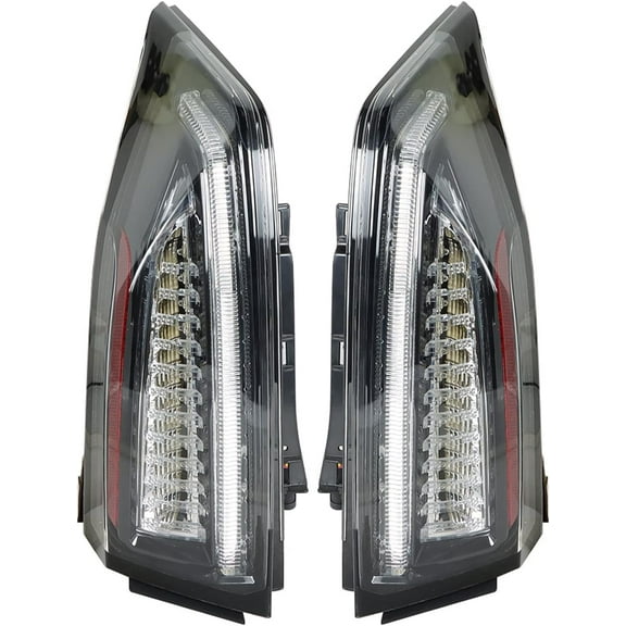 SEBLAFF Tail Lights Assembly For 2013-18 Cadillac ATS LED Black Left Right Side