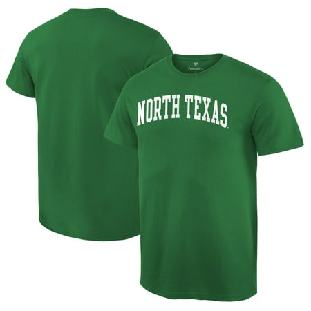 North Texas Mean Green Fanatics Branded Basic Arch T-Shirt - Kelly