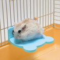 thumbnail image 4 of Hamster Parrot Double Screw Standing Platform Stand Bird Climbing Grinding Cage Toy(Blue), 4 of 9