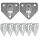 thumbnail image 1 of 8 pcs Wall Mount Fire Extinguisher Hook Heavy Duty Fire Extinguisher Bracket Holder, 1 of 2